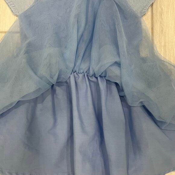 Disney Princess Cinderella 18M Blue And Silver Sweater Dress - Picture 6 of 6